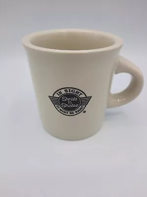 Vintage Steak N Shake Diner Restaurant Ware Oneida B-18 Coffee Mug Cup White • $12.47