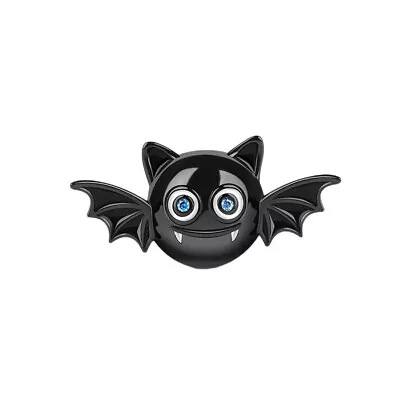 Sterling Silver 925 Black Bat Charm Vampire Halloween Spooky Bead  • £13.95