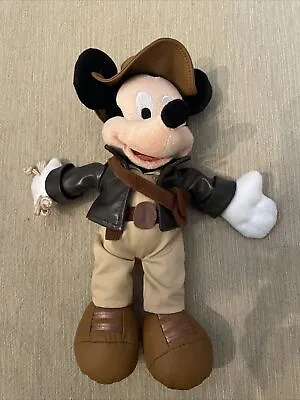 Mickey Mouse 12  Disney Indiana Jones Style Adventurer Outfit Plush Doll • $20.99