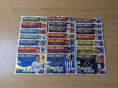 Topps Match Attax 2022/23 Man Of The Match Signature Style - Pick Your Card! • £1.99