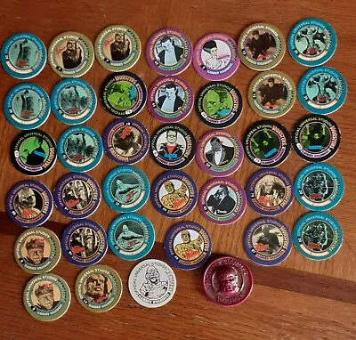 Imperial  Official Universal Monsters  Pog Milk Cap Lot  Dracula  Wolfman  • $13