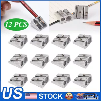 Metal Pencil Sharpener12PCS Pencil Sharpener Handheld Pencil Sharpener Manual • $6.95