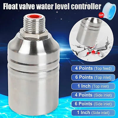 304 Stainless Steel Fully Automatic Water Level Control Float Valve Tap Fittings • $19.99