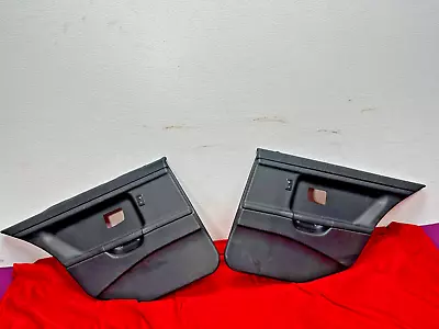 92-99 BMW E36 3 Series Sedan Rear Interior Door Panel Black Left/Right Set! OEM✅ • $199.96