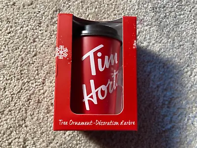 $14.50 • Buy Tim Hortons Red Christmas Tree Ornament To Go Takeout Cup 2019 New