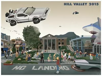 Max Dalton - Back To The Future  Hill Valley  Print • $99