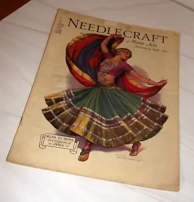 Vintage Needlecraft Magazine January 1931 • $3.89