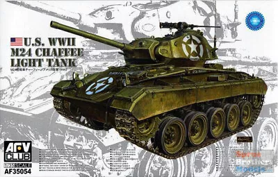 AFV35054 1:35 AFV Club US WW2 M24 Chaffee Light Tank • $69.94