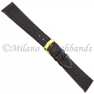 20mm Morellato Italy Brown Genuine Java Lizard Unstitched Watch Band Regular 117 • $28.01