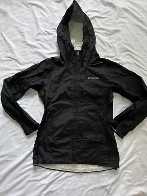 Patagonia Women's Torrentshell Rain Jacket Hooded H2NO Black Size XS • $94.48