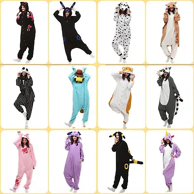 $26.95 • Buy New Design Kigurumi Unisex Fleece Animal Costume Pajamas Cosplay Playsuit One 