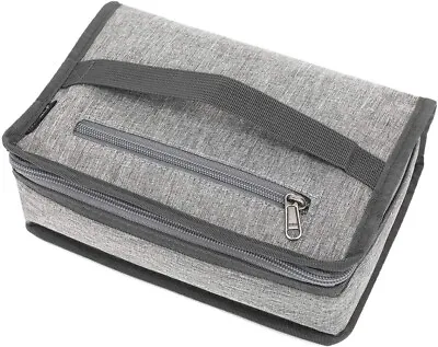 FlowFly Small Insulated Lunch Box Portable Thermal Soft Bag Mini Cooler Grey • $15