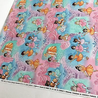 OOP Dance Ballet Curtain Call Quilt Cotton Fabric St Jude Childrens Hospital BTY • $24.99