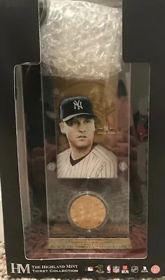 $47.99 • Buy Derek Jeter Yankees Final Season Limited Highland Mint Ticket Coin #0981/2400