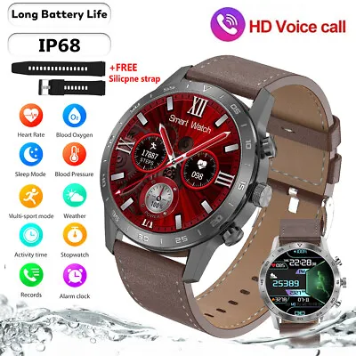 Smart Watch Men IP68 Waterproof Smartwatch Bluetooth For IPhone Android Samsung • £29.99