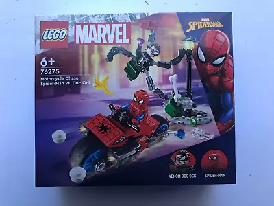 LEGO MARVEL SPIDER-MAN *Motorcycle Chase Spider-man Vs Doc Ock* #76275 6+ NEW! • $14.50