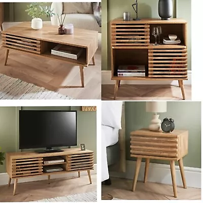 Home Living Mango Wood Furniture Sideboard Coffee Table TV Unit Bedside Table UK • £58.95