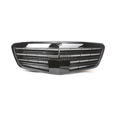 For 10-13 Mercedes Benz S400 S550 W221 Front Grille Grill S63 Style Gloss Black • $119.99