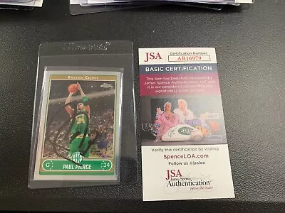 Paul Pierce Signed Autographed 2006-07 Topps Chrome JSA COA BOSTON CELTICS • $50