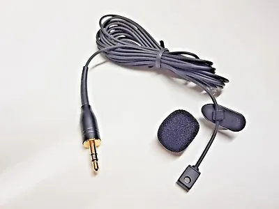 Tie Clip Mic Lapel Microphone 3.5mm Stereo For Tascam  Zoom Recorders • £17.95