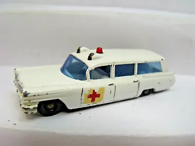 Matchbox Lesney #54.2? Cadillac Ambulance Cream Used Cond No Box Comb Ship • $8.99