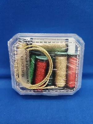 1xNeedlepoint/Embroidery THREAD KREINIK Metallics CHRISTMAS Collection NEW • $19.99