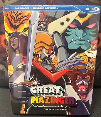 Go Nagai Great Mazinger The Complete Series Blu-ray Sd Sealed Rare • $100