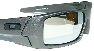 NEW* OAKLEY GASCAN Lead Steel POLARIZED Galaxy Chrome Mirror Sunglass 9014 • $138.87