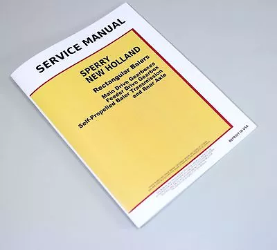 Sperry New Holland Square Baler Service Manual 269 270 271 272 273 275 276 277 • $11