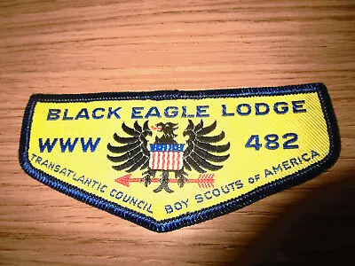 OA Black Eagle Lodge 482W21950s Woven FlapTransatlantic CouncilTACEuropeGE • $59.82