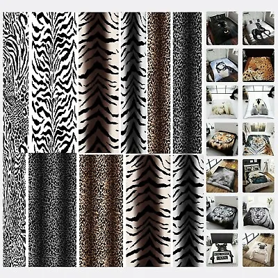 3D Animal Print Throw Soft Warm Faux Fur Fleece Sofa Bed Blanket Double King • £13.99