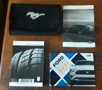 Oem 2021 Ford Mustang Owners Operators Manual User Guide Book Set With Case • $50