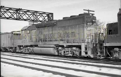 BO Baltimore & Ohio EMD GP40 Locomotive #4101 - Vintage Railroad Negative • $19.45
