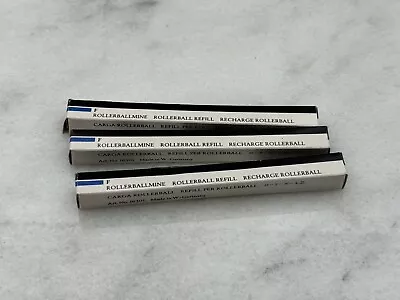 3 Pack Vintage Mont Blanc Rollerball Refill W/box Art.16301 • $19.99