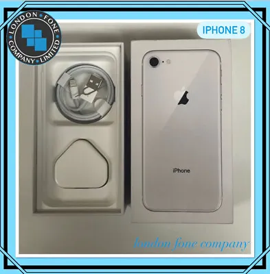 Used Box For Apple IPhone 8 Silver 256GB Used Box + Accessories No Phone • £11.99