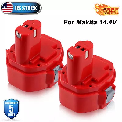 2X 14.4 Volt 4.8AH Battery For Makita 1420 1422 1435 192600-1 193985-8 Cordless • $25.89