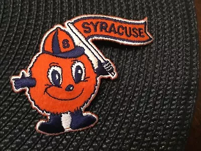 $5 • Buy SU SYRACUSE UNIVERSITY Vintage  Embroidered Iron  On Patch 3.5. X 2.5”