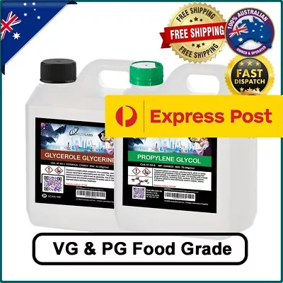 MIX COMBO - VG PG Food Grade For Making Your Own 2ltrs Express Post • $45