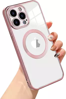 $9.95 • Buy For IPhone 14 13 Pro Max 12 11 XS Magnetic Case Clear Slim Shockproof Case Cover
