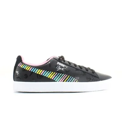 £41.59 • Buy Puma Clyde X Bradley Theodore Black Leather Mens Lace Up Trainers 369555 01