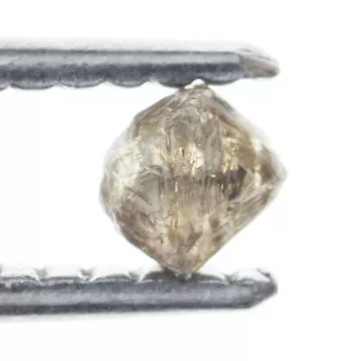 Octahedron Rough Natural Loose 0.33 Carat Light Brown 3.50X3.27X2.62MM Diamond • $36