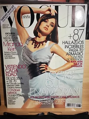 Vogue Spain 2010 September Miranda Kerr Magazine Mint Combined Shipping!  • $0.99