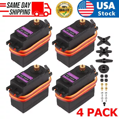 4PCS MG996R Gear MG996 Digital Torque Servo For Futaba JR RC Truck Racing US • $11.98