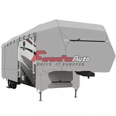 Waterproof 5th Wheel RV Motorhome Camper Storage Cover 26'-41'ft W/ Zipper • $189.98