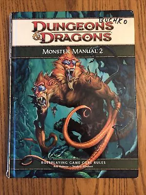 MONSTER MANUAL 2 Dungeons & Dragons 4th Edition WOTC 2009 1st Print • $26