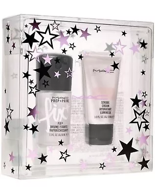 MAC Stars Of Skincare Gift Set (1 Oz Mac Fix + And Strobe Cream - Pinklite 1 Oz) • $22.99