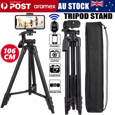 Professional Camera Tripod Stand Mount Phone Holder For IPhone DSLR Lightweight • $12.99