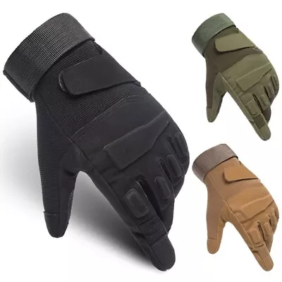 Motorcycle Gloves Full Finger Breathable Powered Motorbike Racing Riding Gloves • $10.99