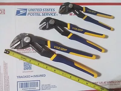 Irwin Vise Grip Tongue & Groove Slip Joint Adjustable Pliers Set 6  8  10  • $20.50