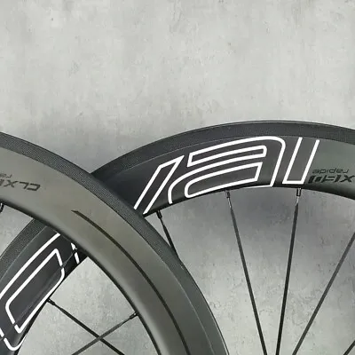 NEW!2022 700C 60mm Depth Carbon Wheelset Road Bike Rim Brake UD Matte CLX60 • $694.55